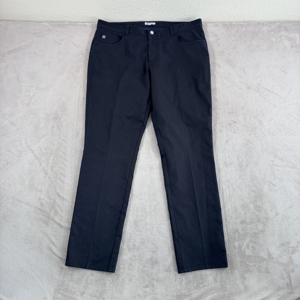 Peter Millar eb66 Performance 5-Pocket Golf Pants in Black Fade Men 38x32